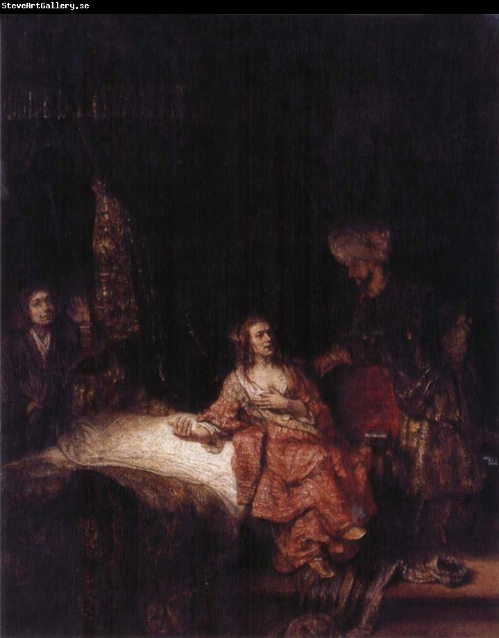 REMBRANDT Harmenszoon van Rijn Joseph Accused by Potiphor-s Wife